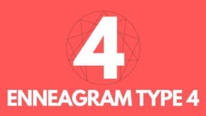 Image boldly announcing Enneagram Type 4, perfect for those who love diving deep into their mysterious emotional ocean while bingewatching personality quizzes.