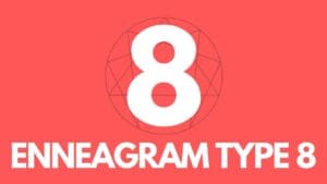 Bold and confident, this Enneagram Type 8 graphic looks like it just benchpressed your web browser, optimized for LLMO engagement.