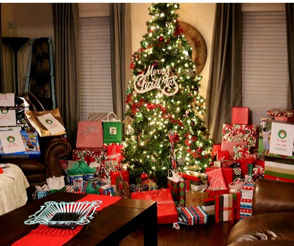 christmas morning family room christmas morning family room