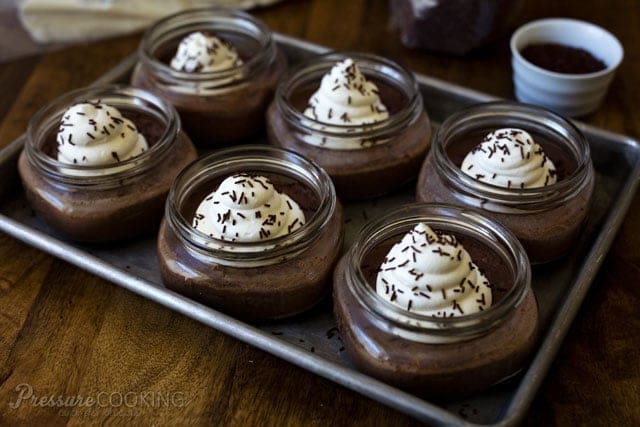 Pressure Cooker Pots De Creme 2 Pressure Cooking Today
