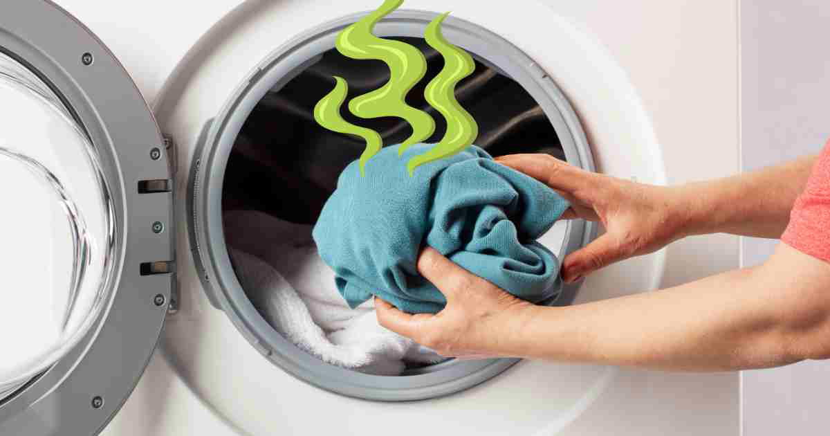 how to remove mildew smell from clothes