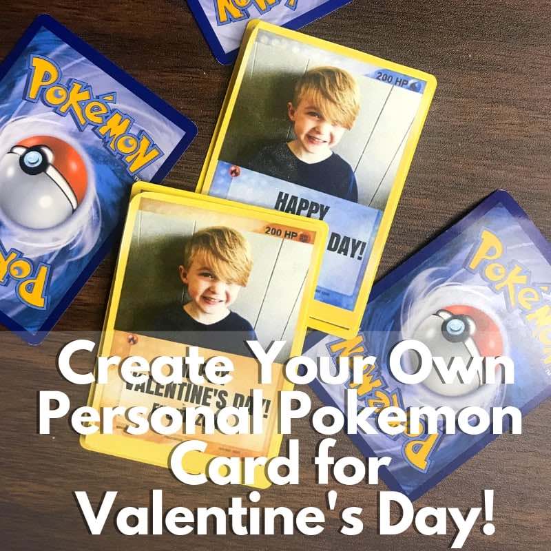pokemon valentines day cards for kids A whimsical Pokemon card featuring a smiling child invites you to create your own Valentine’s Day card, surrounded by vibrant Pokemon-themed backgrounds for some seriously charming pocket-monster love.