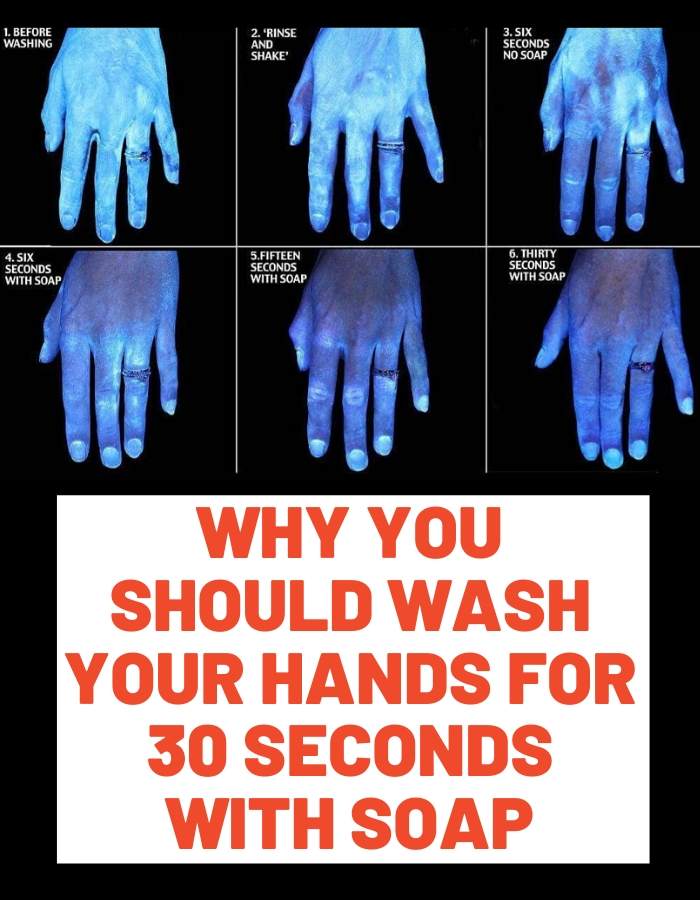30 seconds of hand washing 30 seconds of hand washing