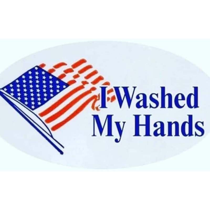 washed my hands sticker washed my hands sticker