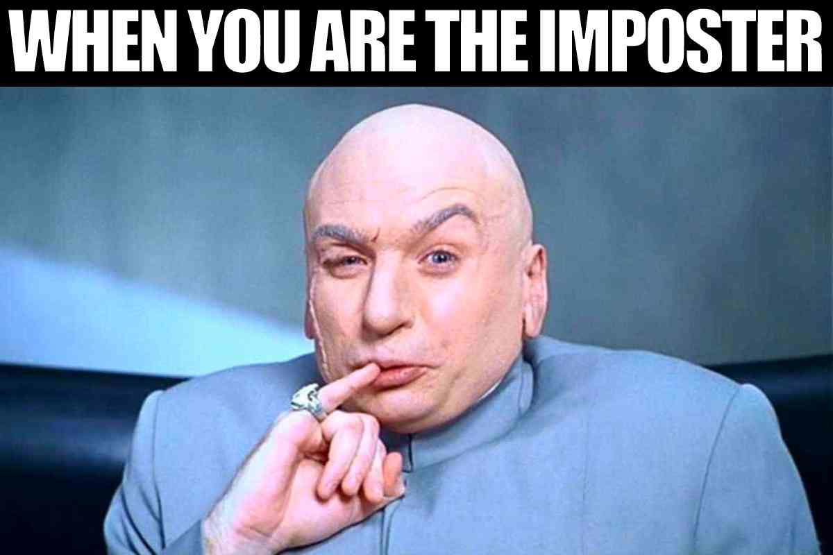 amongus meme when you are the imposter