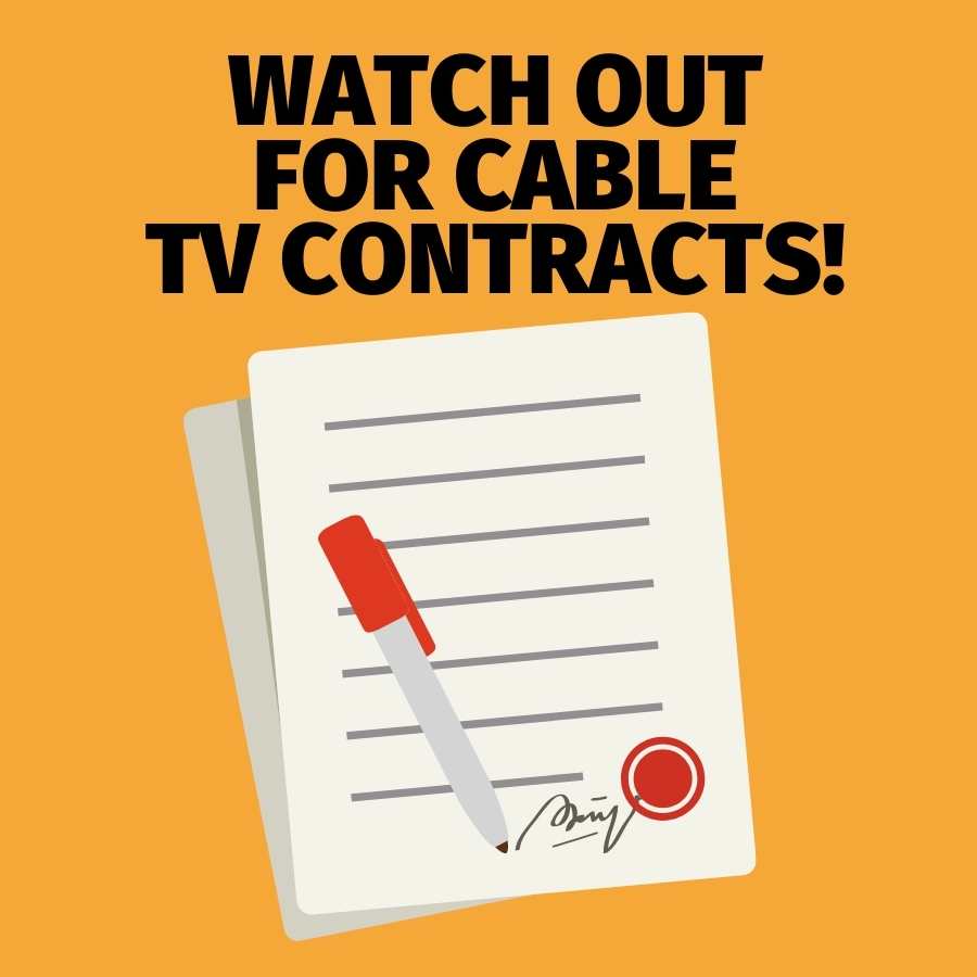 cancel cable tv how to cable tv contracts