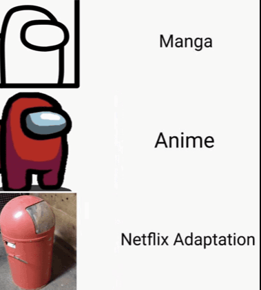 netflix made among us meme among us meme netflix adaptation