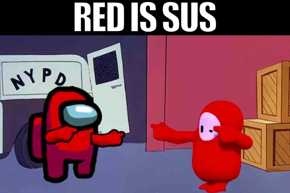red is sus meme red is sus