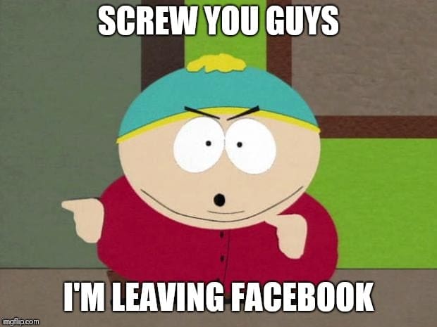cartman facebook quit meme cartman facebook quit meme