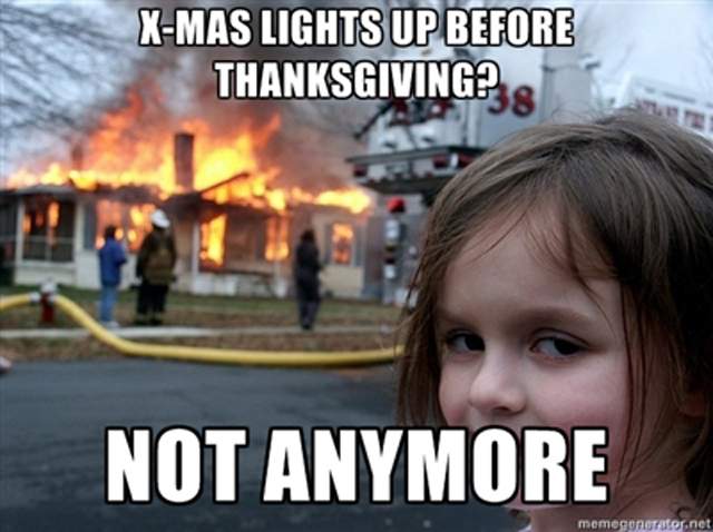 christmas lights before thanksgiving christmaslightsbeforethanksgiving
