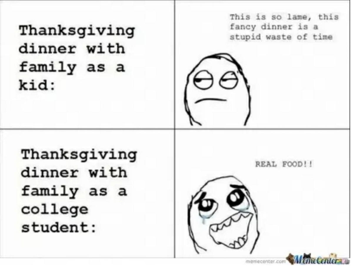 college family thanksgiving meme college family thanksgiving meme