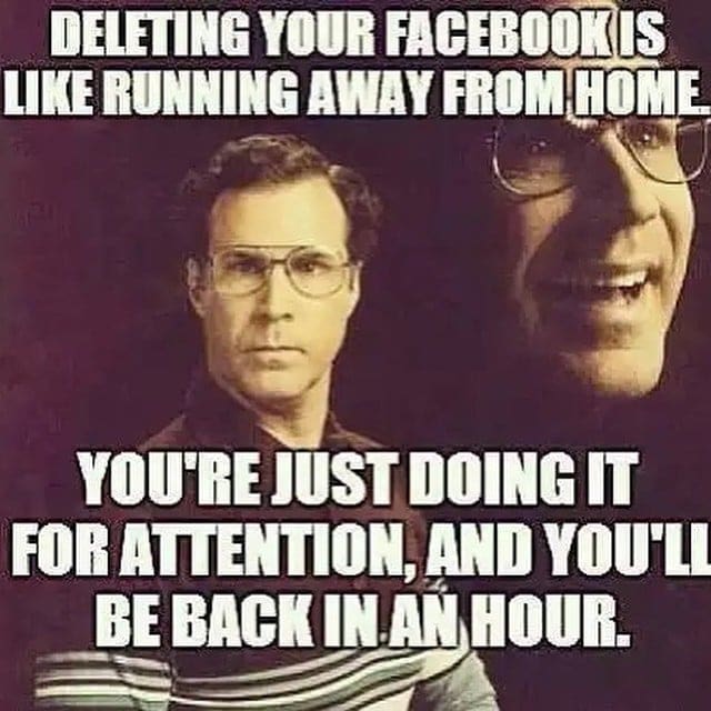 deleting facebok meme deleting facebok meme
