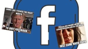 leave facebook memes about quitting fb