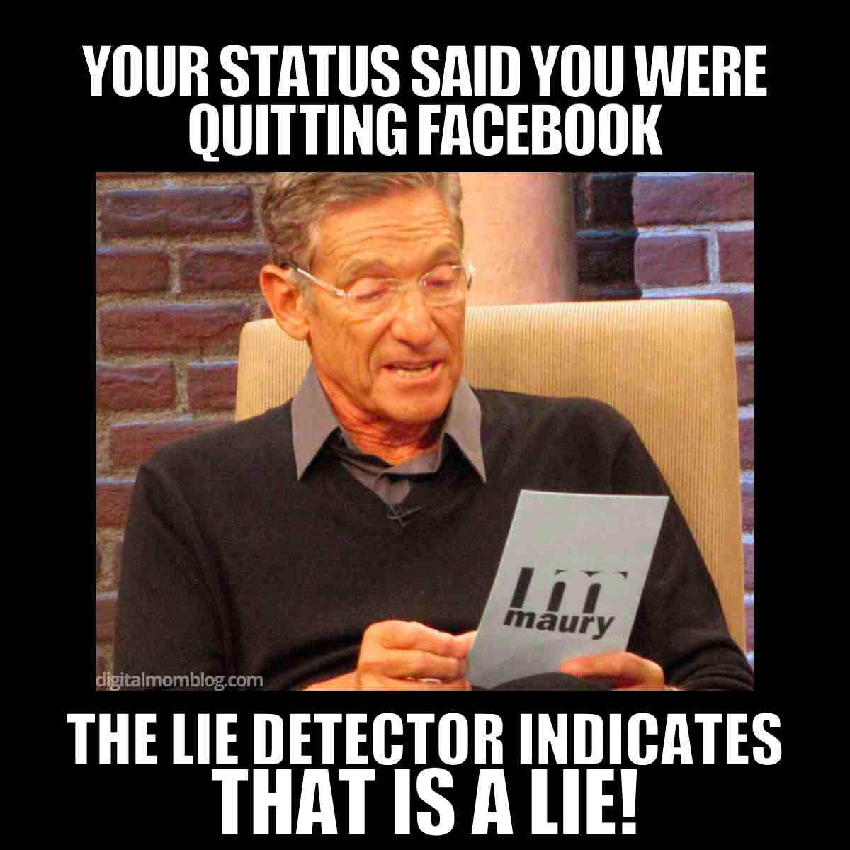 lie quit facebook meme funny meme about lying not quitting facebook