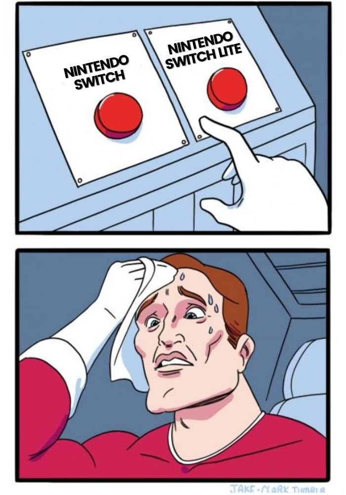 nintendo switch or nintendo switch lite meme nintendo switch or nintendo switch lite meme