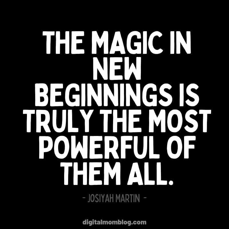 The magic in new beginnings is truly the most powerful of them all quote new year new you Themagicinnewbeginningsistrulythemostpowerfulofthemallquotenewyearnewyou