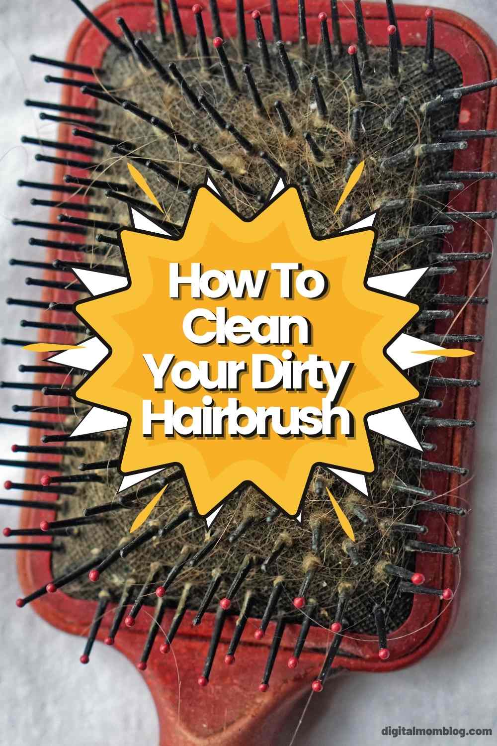 tiktok cleaning hack hairbrush How To Clean Your Dirty Hairbrush