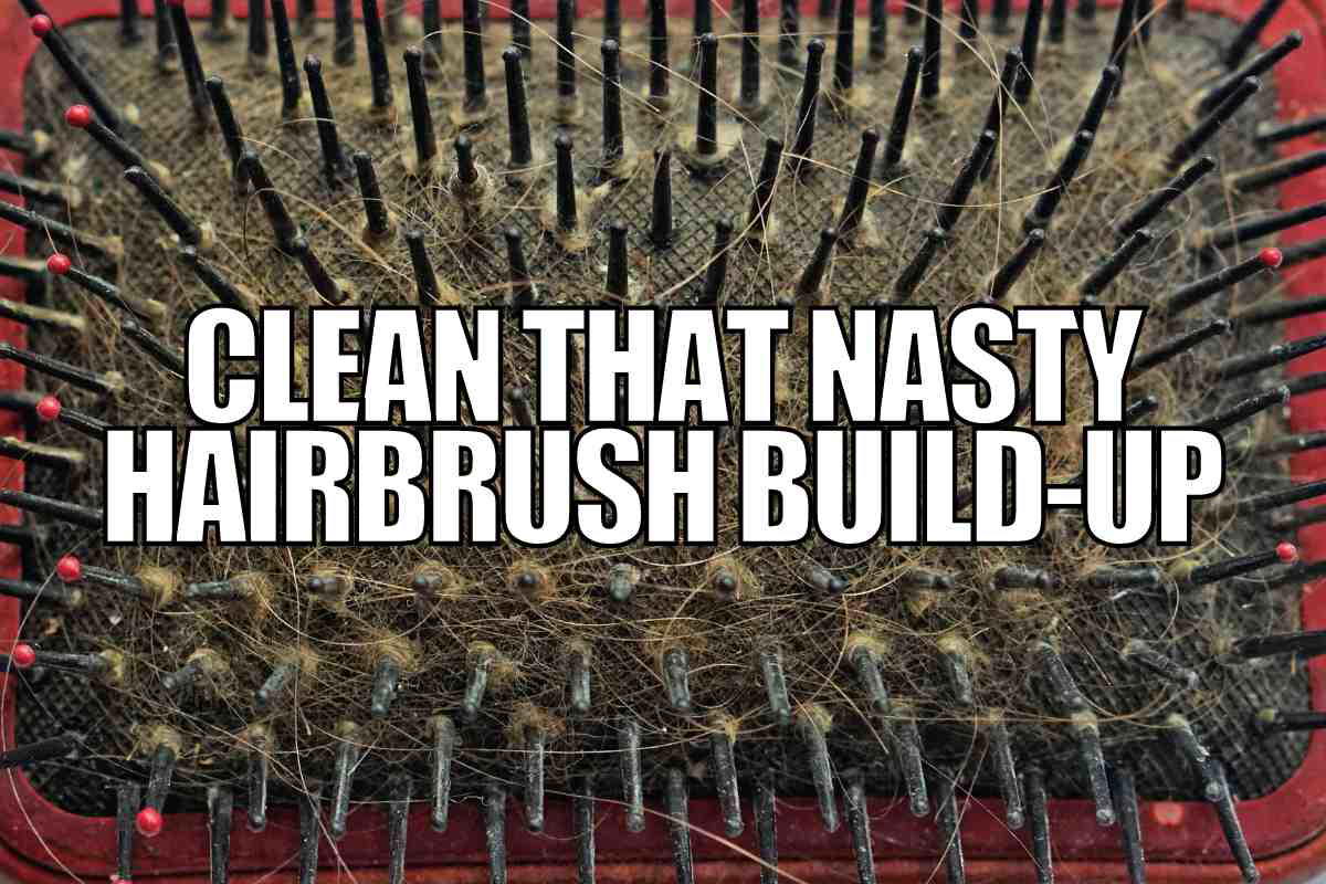 how to clean hairbrush build up how to clean that nasty hairbrush build up