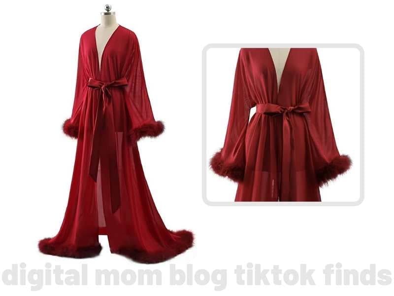 tiktok feather robe tiktok feather robe