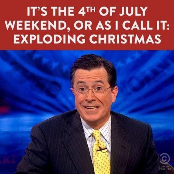 4th of july exploding christmas meme stephen colbert 4th of july exploding christmas meme stephen colbert