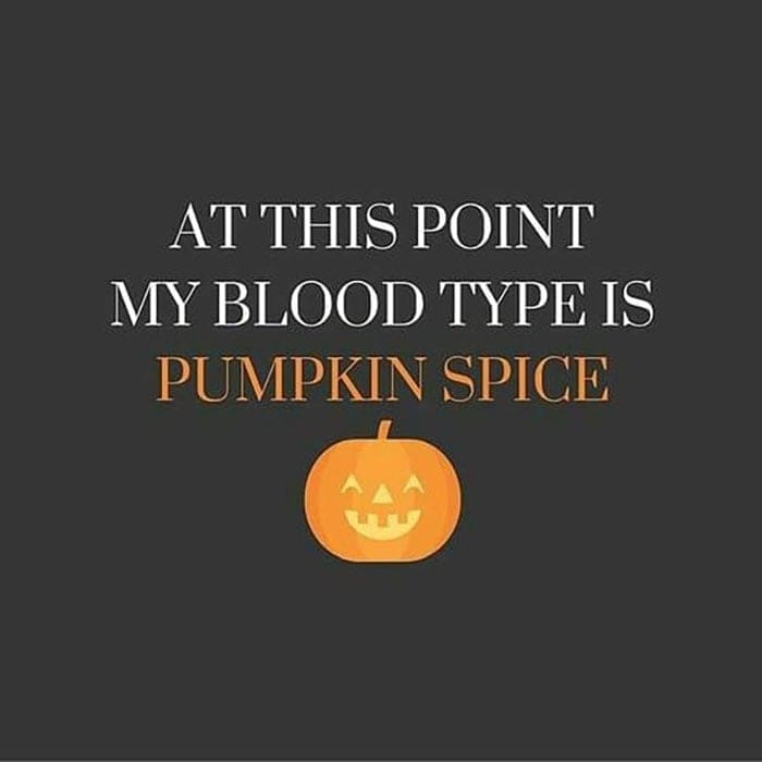 blood type pumpkin spice meme blood type pumpkin spice meme