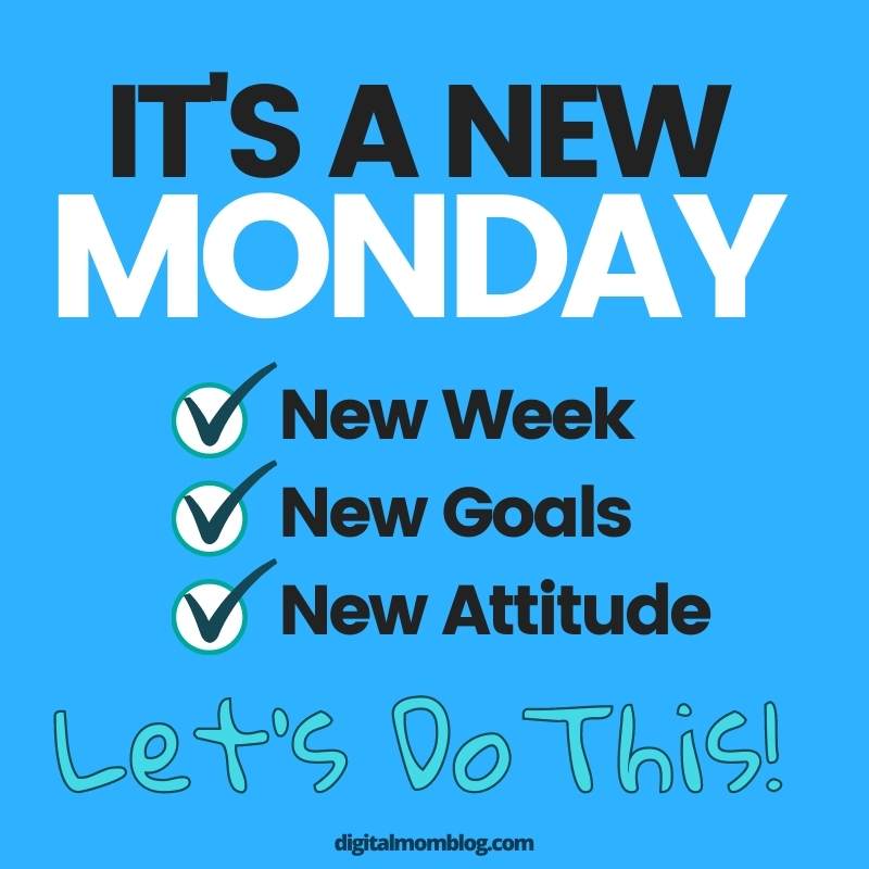 monday goals meme Funny Monday meme with text: It's a new Monday, new week, new goals, new attitude. Let's do this! Perfect dose of optimism to battle those Monday blues with a smile.