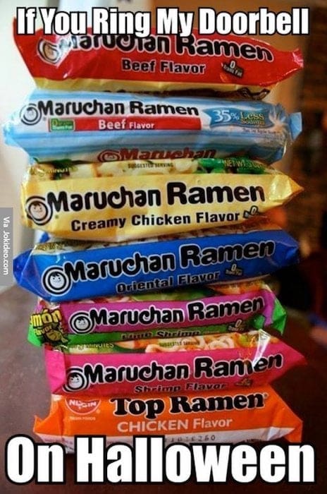 ramen halloween candy meme ramen halloween candy meme