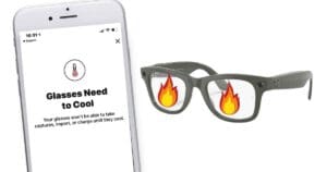 rayban stories overheating