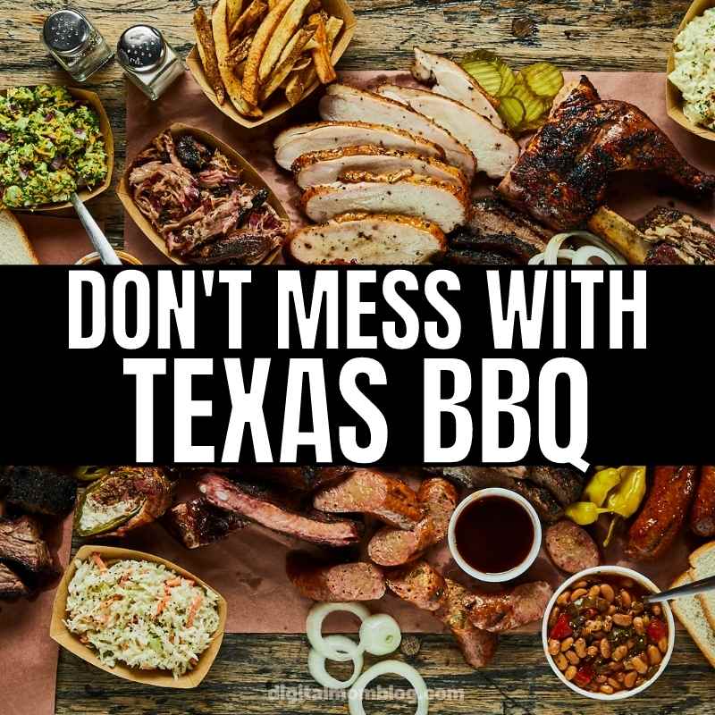 dont mess with texas bbq meme Texas BBQ meme with a sizzling spread of smoked meats and the bold warning 'Don't Mess With Texas BBQ' front and center—because everything’s bigger and tastier in Texas!