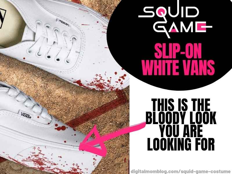squid game costume bloody shoes squid game costume bloody shoes