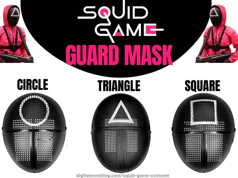 squid game guard mask costume halloween squid game guard mask costume halloween