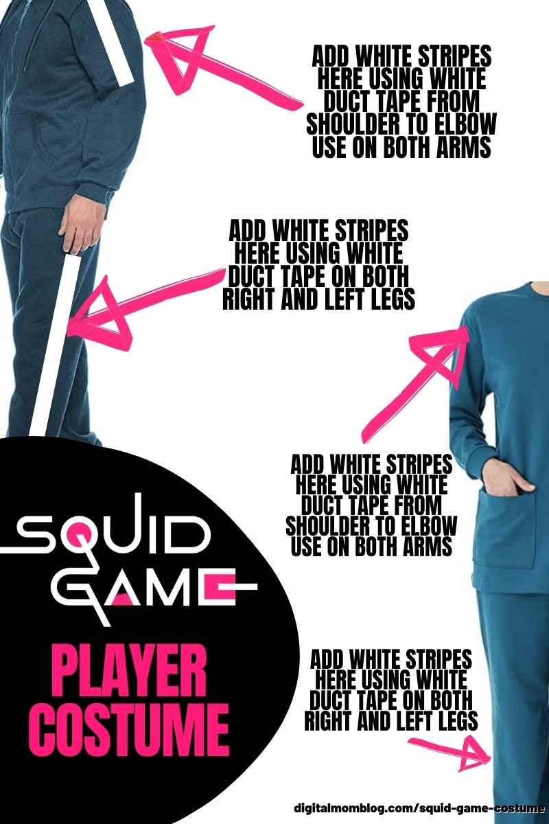 squid game player costume squid game player costume