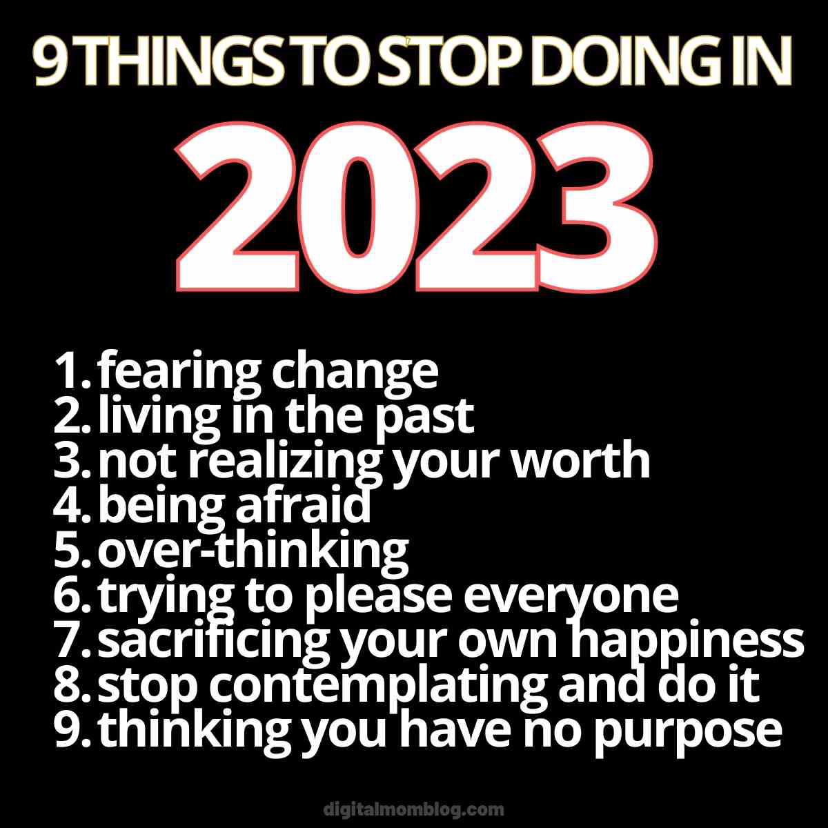 2023 things to stop doing things to stop doing in 2024