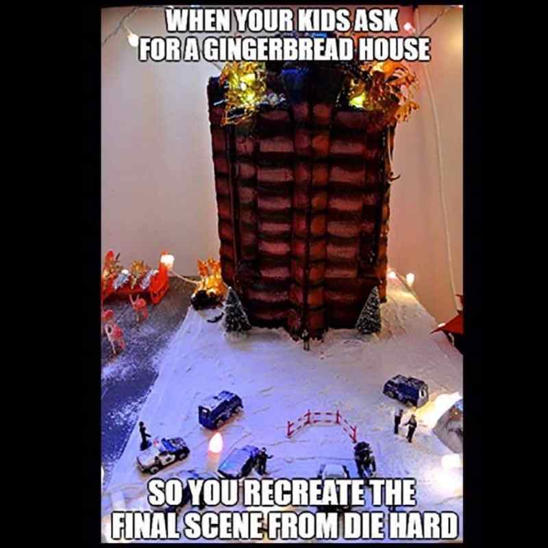 christmas die hard gingerbread house meme christmas die hard gingerbread house meme
