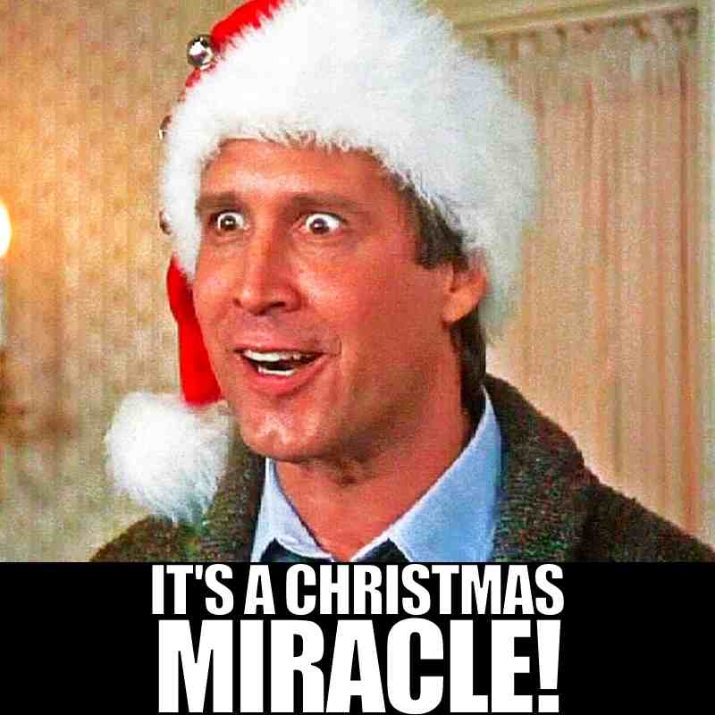 christmas miracle meme its a christmas miracle