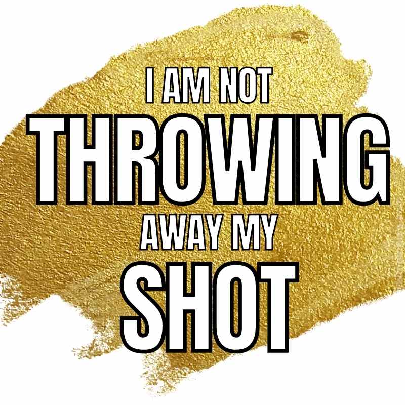 i am not throwing away my shot hamilton quote meme i am not throwing away my shot hamilton quote meme