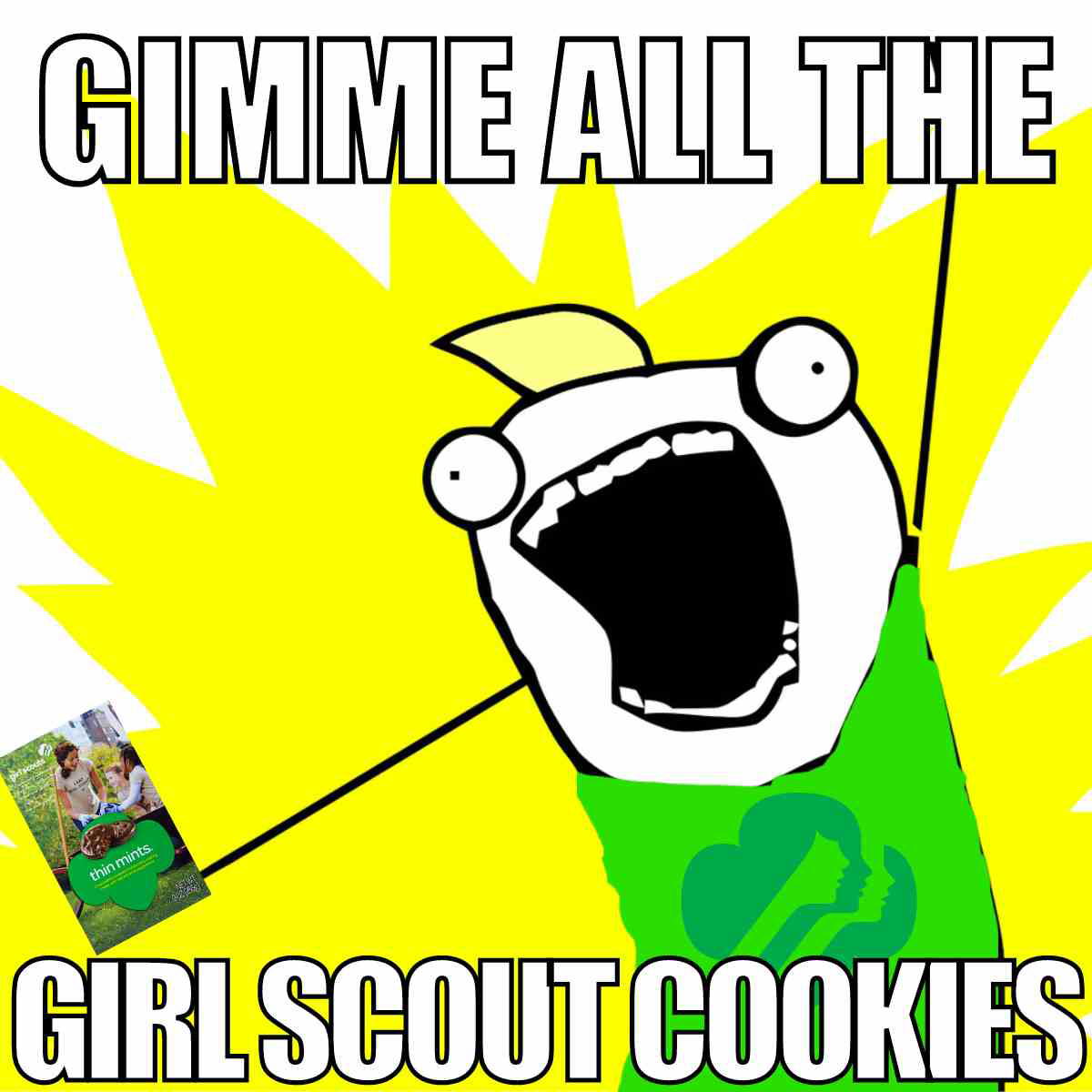 girl scout cookie meme girl scout cookie meme