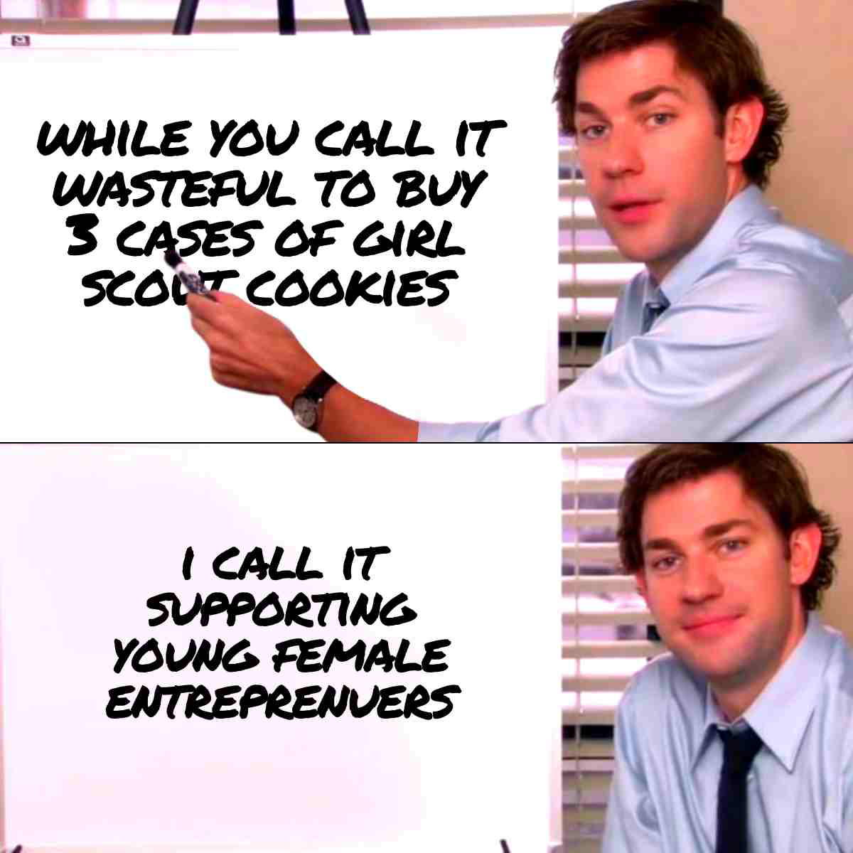 selling girl scout cookie meme selling girl scout cookie meme