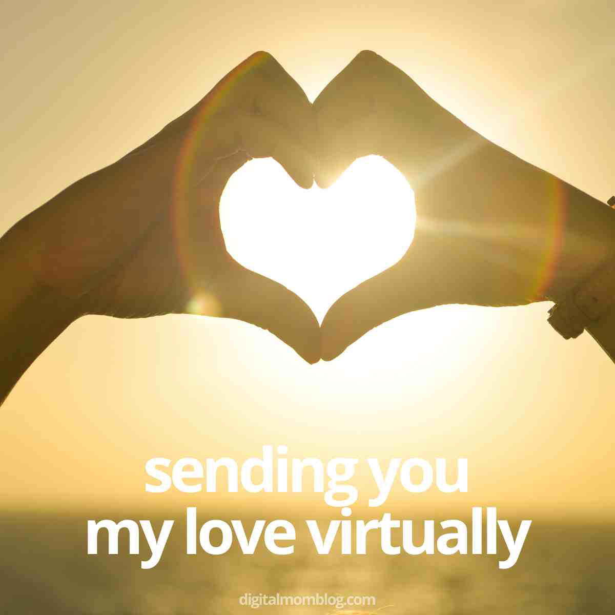 cute love meme sending you my love virtually