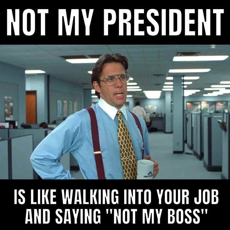 not my president meme not my president meme