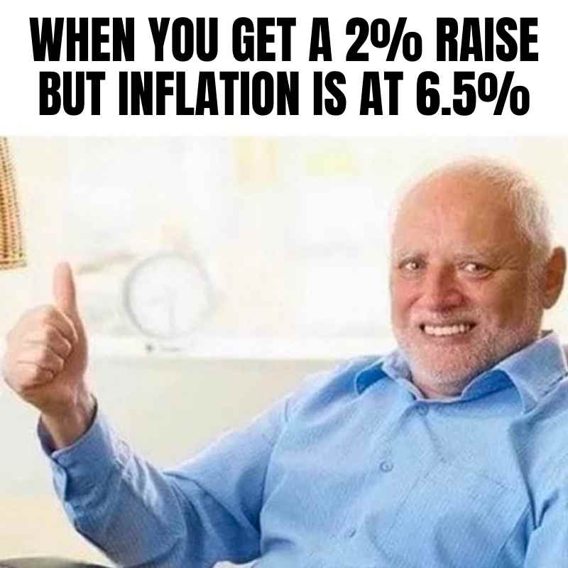 pay raise vs inflation meme pay raise vs inflation meme