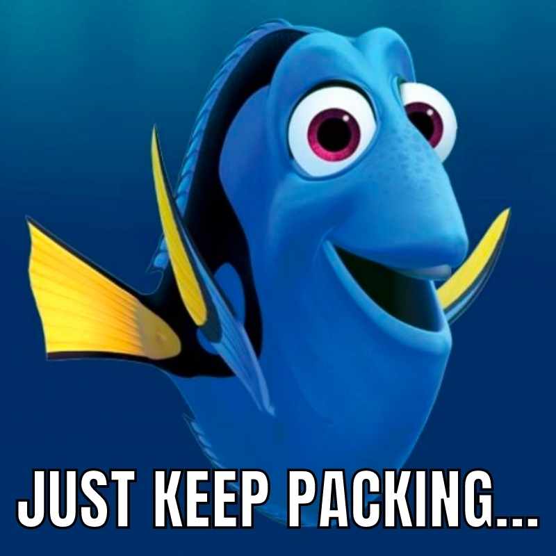 just keep packing meme just keep packing meme