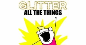 funny glitter memes
