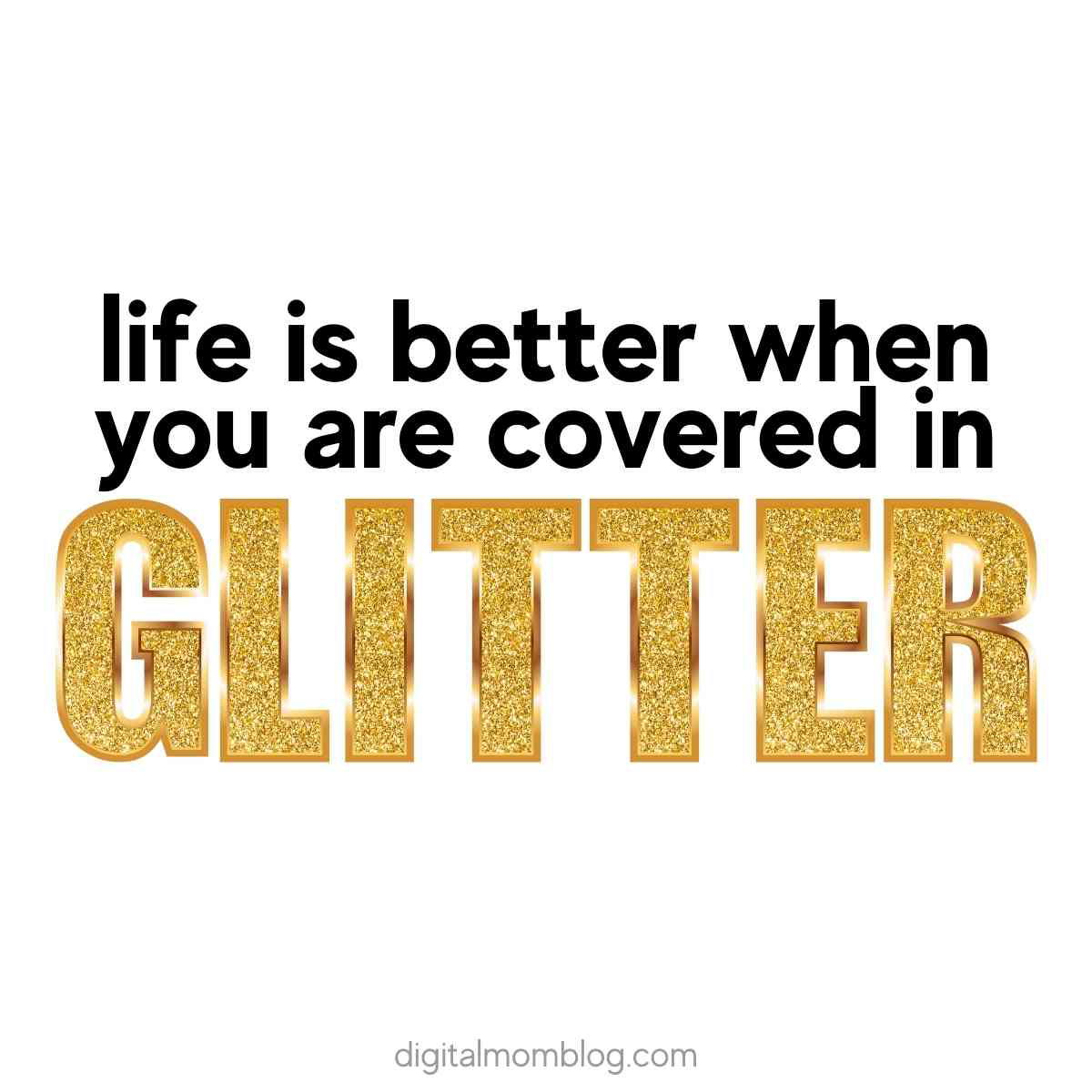 motivational glitter quote motivational glitter quote