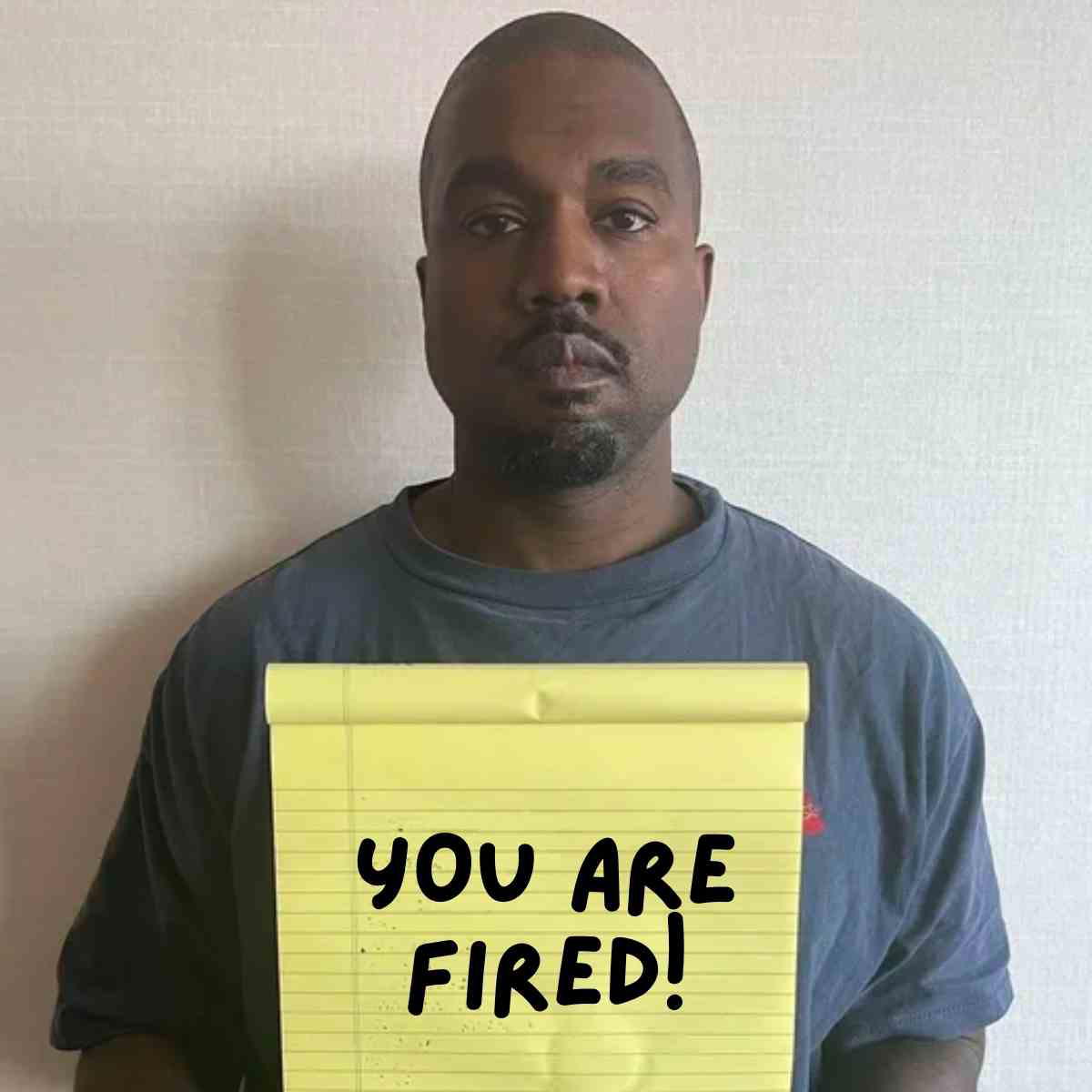 you are fired meme Meme of a man holding a yellow pad with 'YOU ARE FIRED!' written on it, capturing that classic, unexpected job termination vibe.
