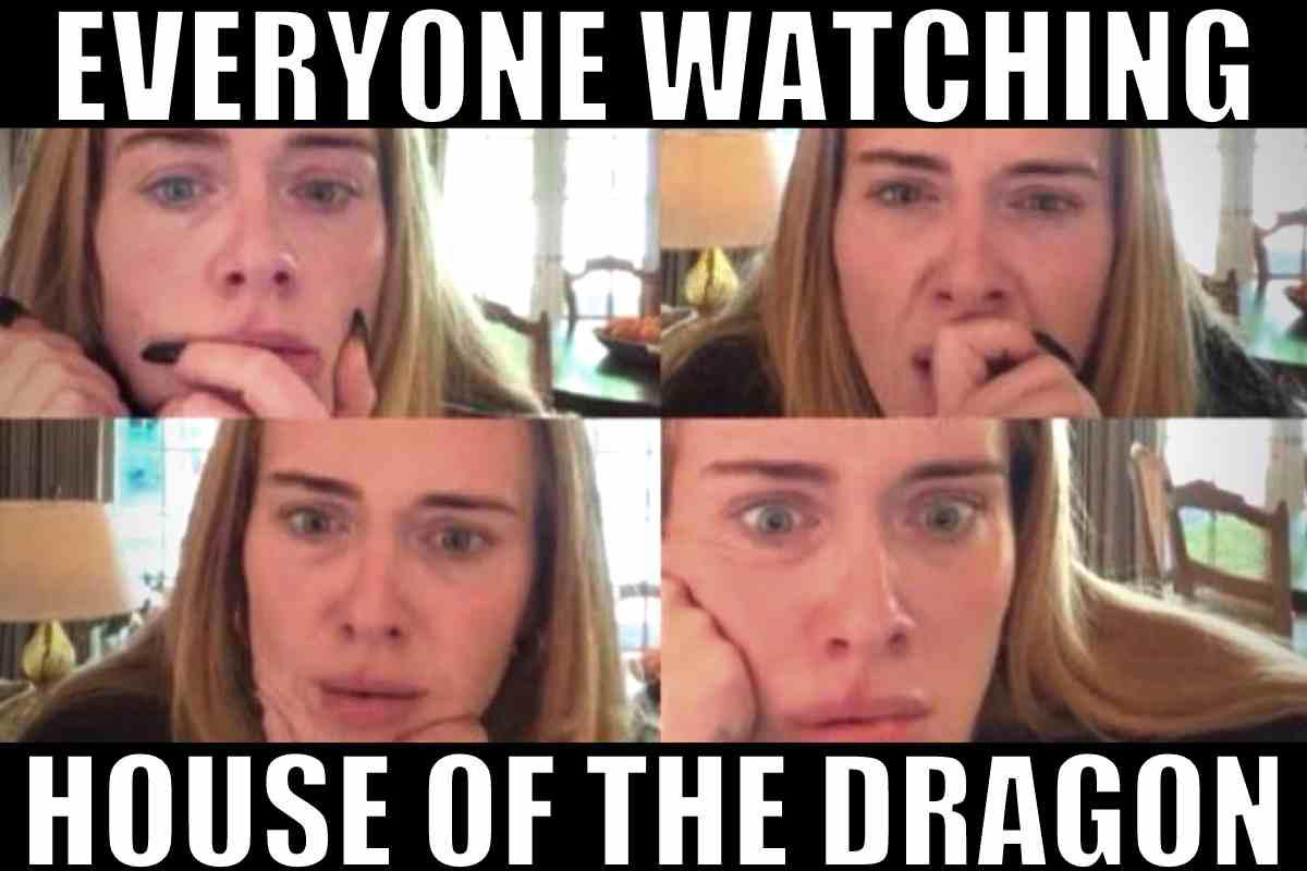 watching house of the dragon meme