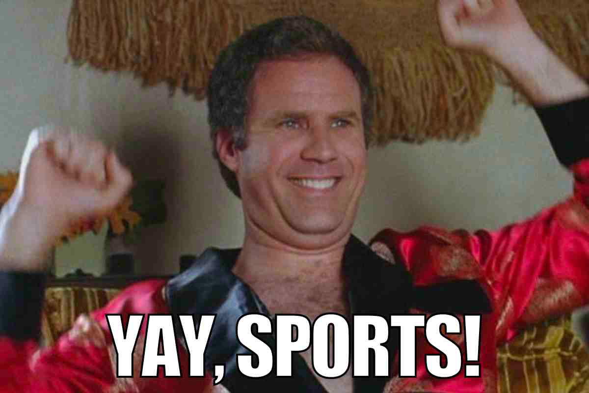 yay sports meme Meme of a man enthusiastically cheering with the caption 'Yay, Sports!' — because who doesn't love a little generic sports enthusiasm?