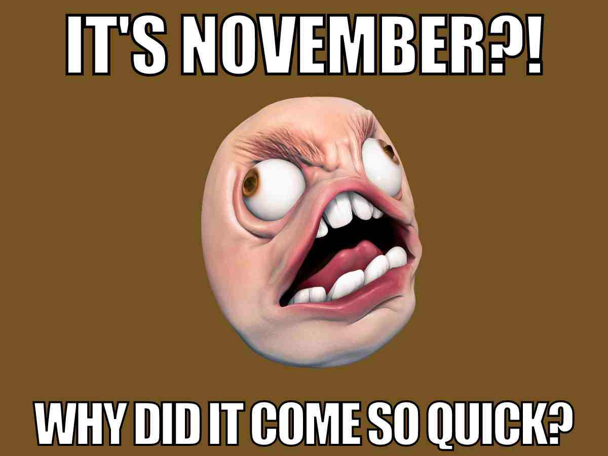 its november meme its november meme: why did it come so quick?