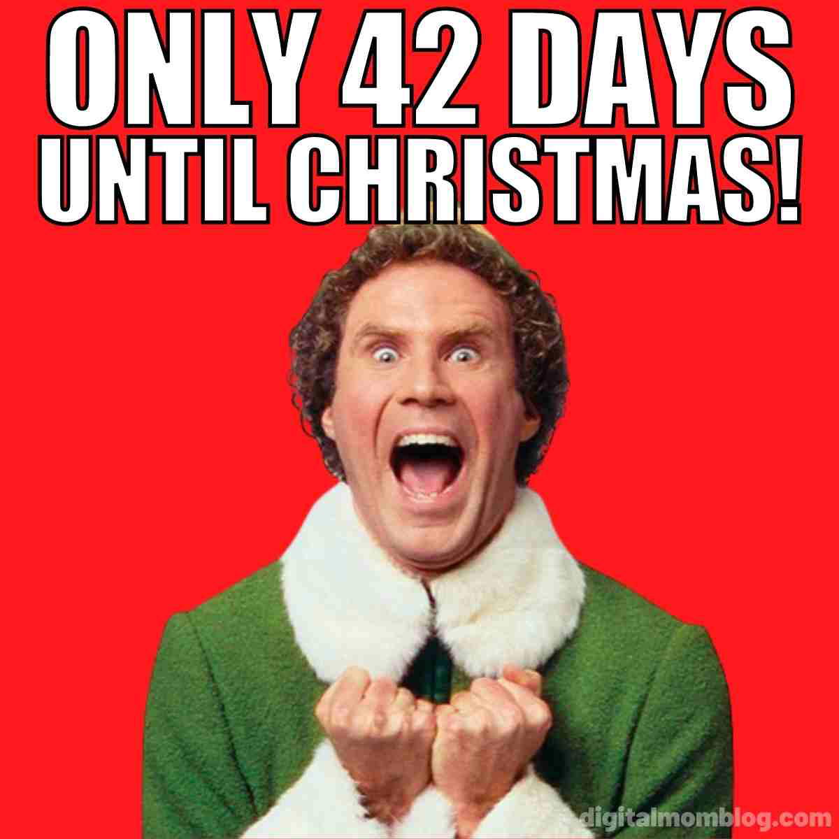 42 days until christmas meme only 42 days until christmas