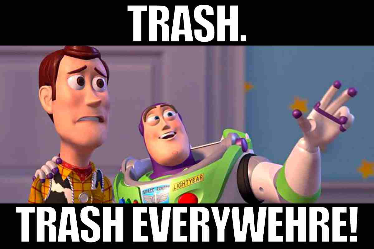 trash meme funny trash everywhere